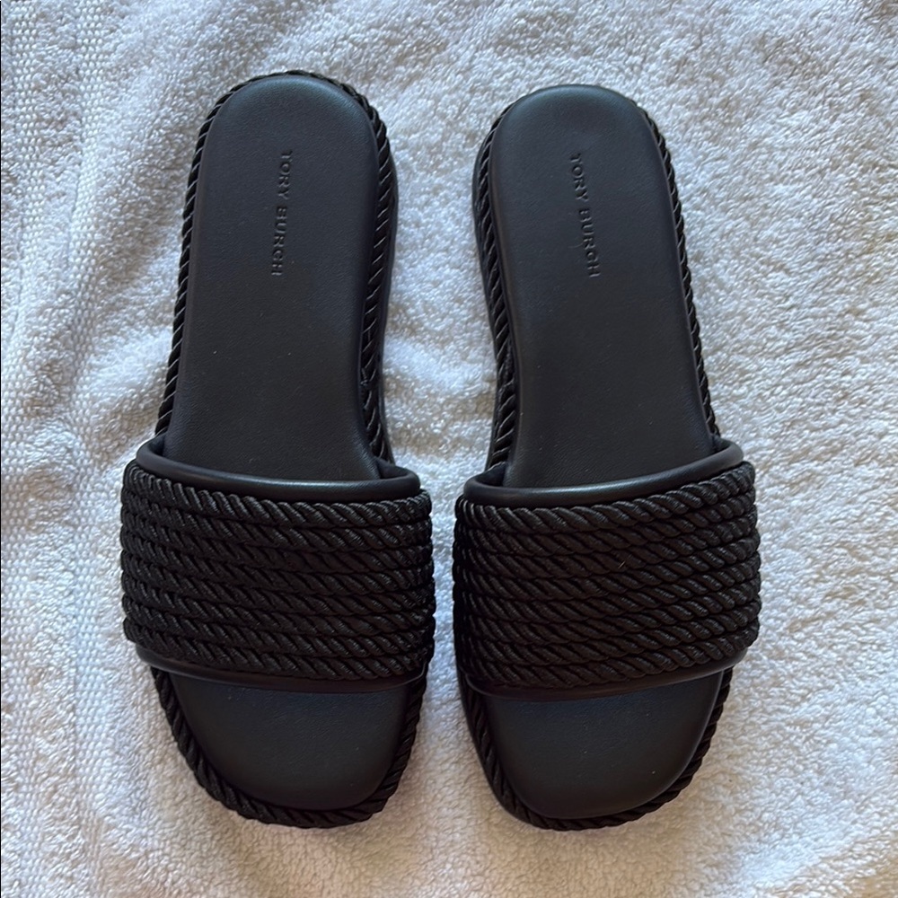 Tory Burch Black Minimalist Sandals